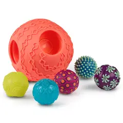 BATTAT - Pelotas sensoriales Ballyhoo 06 piezas