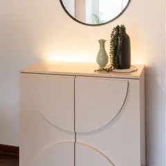 GENERICO - Recibidor de melamine Tempo Color Beige claro - Refer Store