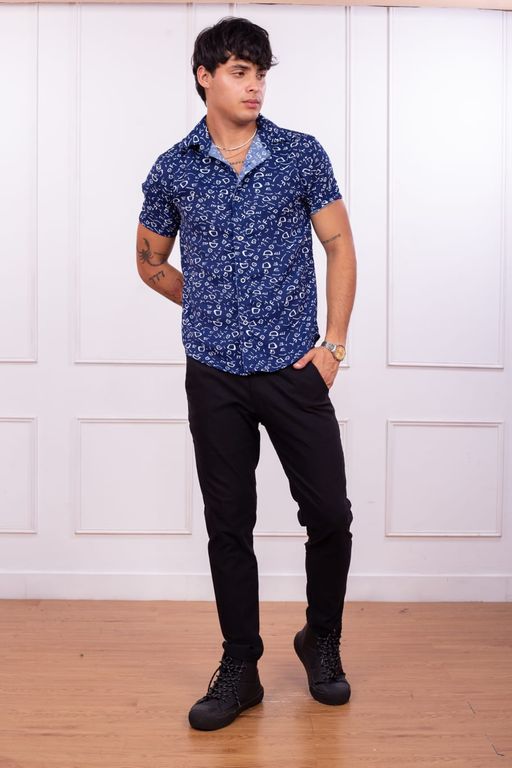 Camisa Dexmen Azul Diseño