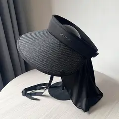 KAST PE - Visera Solea Negro para mujer con cubrenuca removible