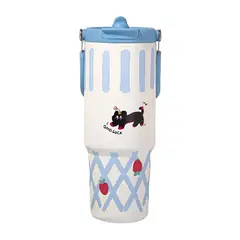 Ichimatsu - Tomatodo Térmico Good Luck de Acero Inoxidable 900 ml Decorado - 10029126