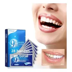 GENERICO - Tiras Dentales 9D para Uso Diario Tiras de Limpieza Profunda BLANQUEADOR