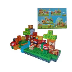 GENERICO - Bloques Magnéticos de Construcción Tipo Minecraft - Set de 137 Piezas