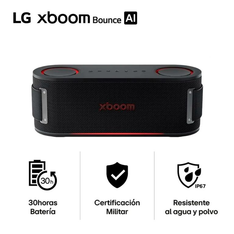 Parlante Portatil XBOOM Bounce 40W Certifición Militar Ip67