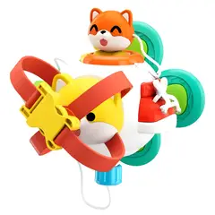 GENERICO - Cubo Sensorial Bebé 6 en 1 Modelo Zorrito