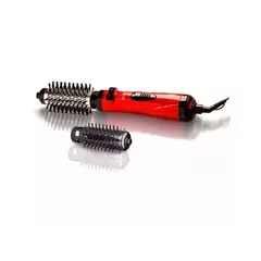 GAMA - Cepillo Modelador 3 en 1 Rotativo Turbo - ROJO