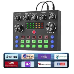 OEM - Consola De Sonido Stream Tiktok Mezcladora Equipo Poscast Live