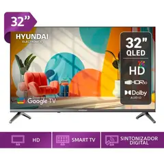 HYUNDAI - Televisor 32'' QLED Smart TV HYLED3259QG 2025