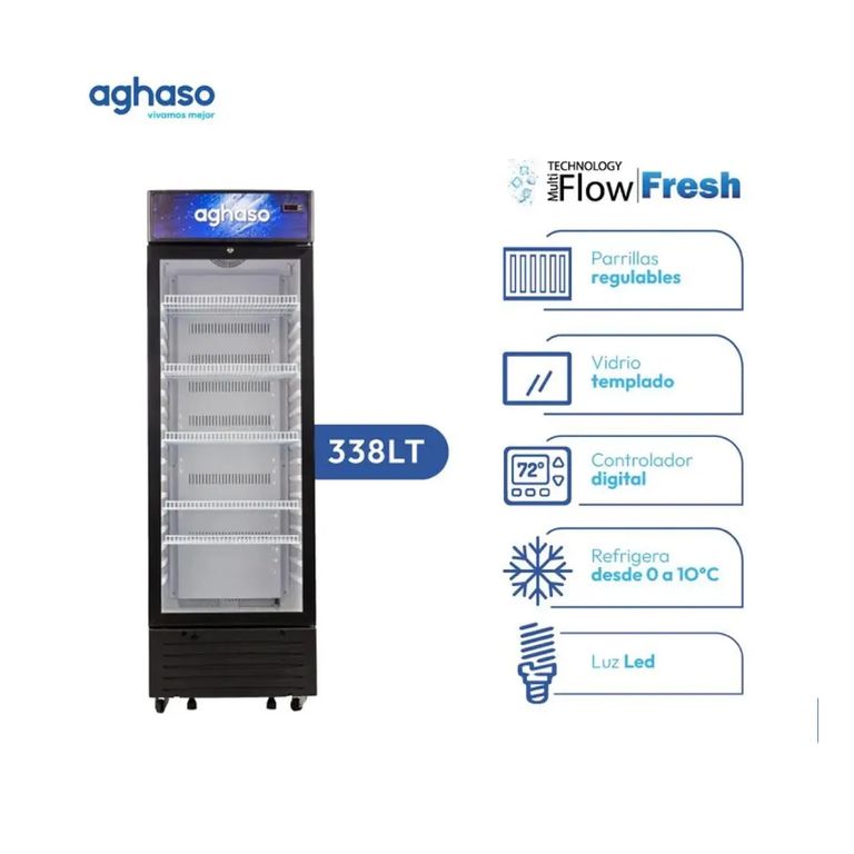 Visicooler de 1 Puerta 338 L - VIS-AGH02