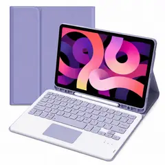 GENERICO - FUNDA CON TECLADO + TOUCHPAD SAMSUNG TAB A11 PLUS LILA