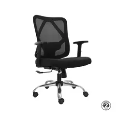 ALTHEA CONFORT - Silla Ergonómica Enko Gerente Cromada Negro