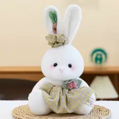 GENERICO - Peluche Conejita Soft Chic con Accesorios Desmontables – 30 cm