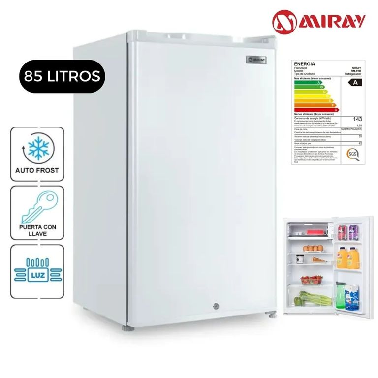 Frigobar RM-91B 85 L- Blanco