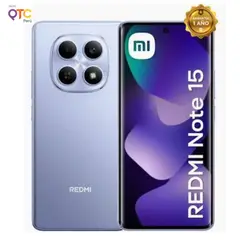 XIAOMI - Redmi Note 15 256GB 8GB RAM Morado – Smartphone Versión US