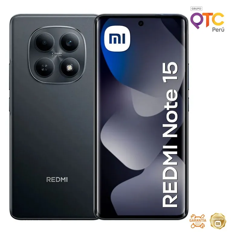 Redmi Note 15 256GB 8GB RAM Negroo – Smartphone Versión US