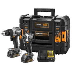 DEWALT - Taladro Percutor 12 + Atornillador de Impacto 14 Hex 20V Brushless x McLaren DCK200ME2GT