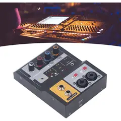 OEM - Mezclador de Audio Compacto 2 Canales Interfaz USB y Alimentación 48V Grabación Producción Musical