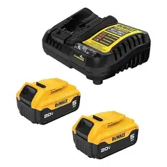 DEWALT - Starter Kit 2 BateríaS 5.0 Ah + Cargador 12V20V DCB205-K2