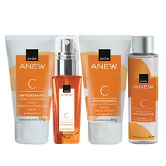 AVON - Anew Vitamina C Rutina Facial x4 Productos