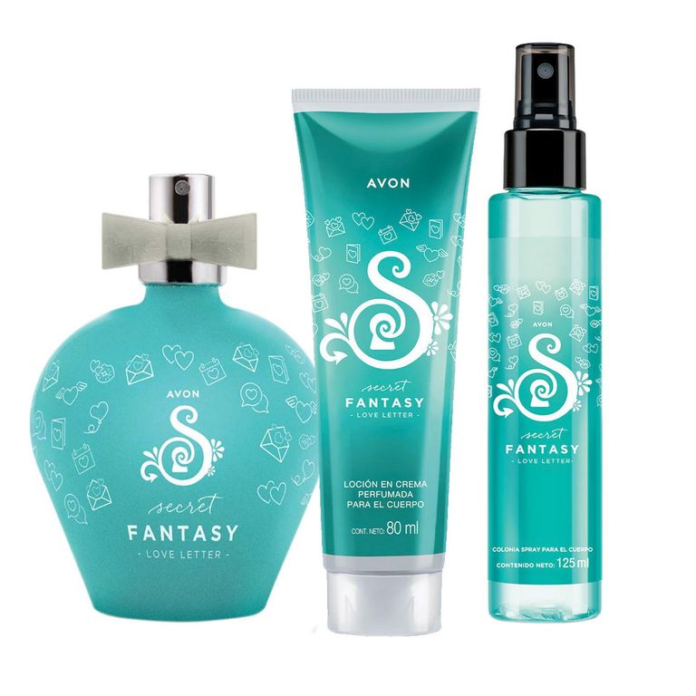 Secret Fantasy Love Letter Fragancia de Mujer con Splash y Locion