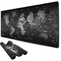 GENERICO - Mouse Pad Grande 90x40 Cm Mapa Mundial Para Teclado Y Mouse