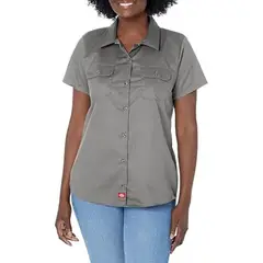 DICKIES - CAMISA DE TRABAJO  MUJER MANGA CORTAGRAFITO