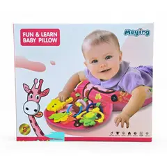 GENERICO - Almohada Cojin de Estimulacion para Bebe Meying Rosado