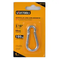 UYUSTOOLS - MOSQUETON BANDOLA 50mm X 100kg