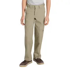 DICKIES - PANTALON FLEX WAIST NIÑO PIERNA RECTA COLOR ARENA