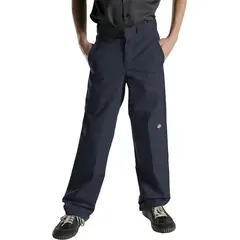 DICKIES - PANTALON FLEX WAIST NIÑOS PIERNA RECTA COLOR AZUL OSCURO