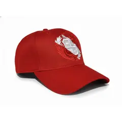 GENERICO - Gorra con escudo bordado del Perú urbano ajustable - Rojo y blanco