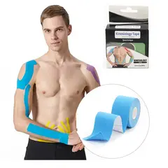 OEM - Cinta Kinesiológica Rollo de Cinta Adhesiva Terapéutica Elástica Deportiva Muscular Hipoalergénica