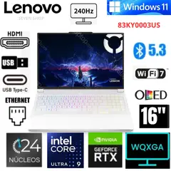 LENOVO - Legion 7 16IAX10 16″ OLED Intel Core Ultra 9 275HX 32GB RAM 1TB SSD NVIDIA GeForce RTX 5070
