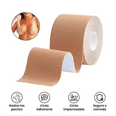OEM - Cinta Levanta Sen0s Boob Tape Nude Invisible 5m x 5cm Adhesiva Soporte Discreto Push Up Reutilizable