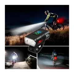 ROHS - LINTERNA LED DELANTERA PARA VICICLETA DE ALTA POTENCIA RECARGABLE