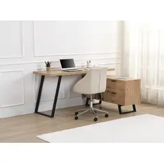 VENTITAS HOME - Escritorio en L Nova Color Duna