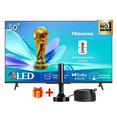 HISENSE - TELEVISOR 50 QLED FHD 50Q4SV DOLBY AUDIO + ANTENA DIGITAL