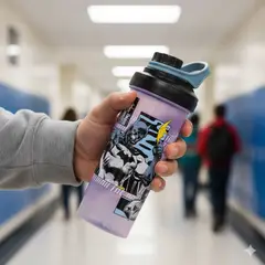 GENERICO - Tomatodo Reutilizable Agua Fría 750ml Antiderrame Ideal Colegio Gimnasio