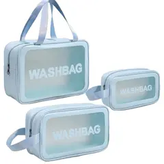 INSPIRA MARKET - Estuches bolsos neceser para viaje Set x3 piezas
