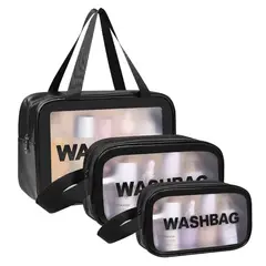 INSPIRA MARKET - Estuches bolsos neceser para viaje Set x3 piezas