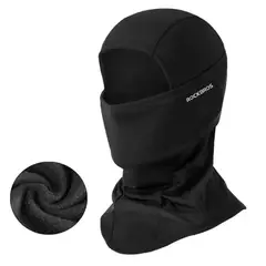 ROCKBROS - PASAMONTAÑA BUFANDA CALENTADOR OTOÑO INVIERNO BANDANA NEGRO