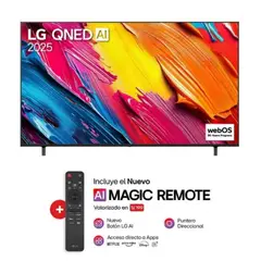 LG - Televisor 55" QNED Smart UHD 4K Thinq Ai 55QNED70ASA 2025