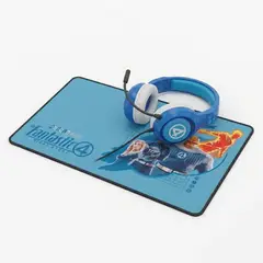 XTECH - AUDÍFONOS Y MOUSEPAD XL MARVEL FANTASTIC4 CELESTE