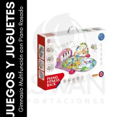 GENERICO - Gimnasio Multifunción con Piano Rosado