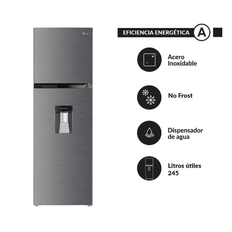 Refrigerador Smart 245 Lt INOX KUBLI FC2-32D