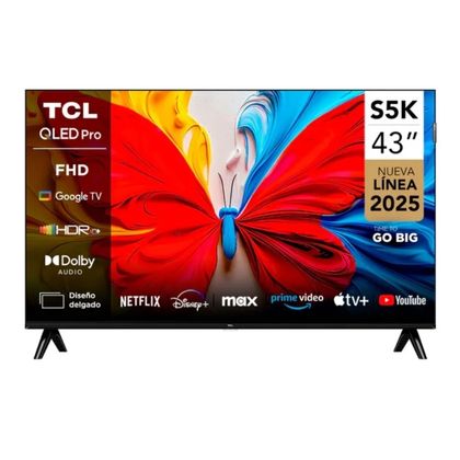 TELEVISOR QLED 43 FHD SMART TV GOOGLE TV