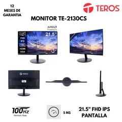 TEROS - MONITOR TE-2130CS 215 FHD IPS 100Hz 5ms HDMI VGA