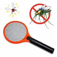 GENERICO - Mata Moscas Eléctrico Recargable Enchufe Incorporado Sin Pilas