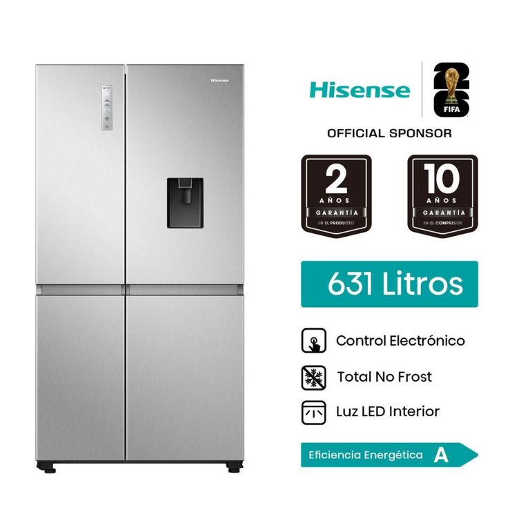 Refrigeradora 631LT Side By Side RS5P668NMCA Gris
