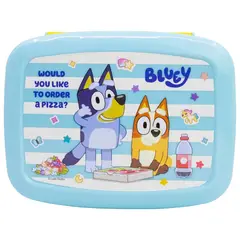 GENERICO - LONCHERA TIPO BENTO PRO 3 DIVISIONES BLUEY